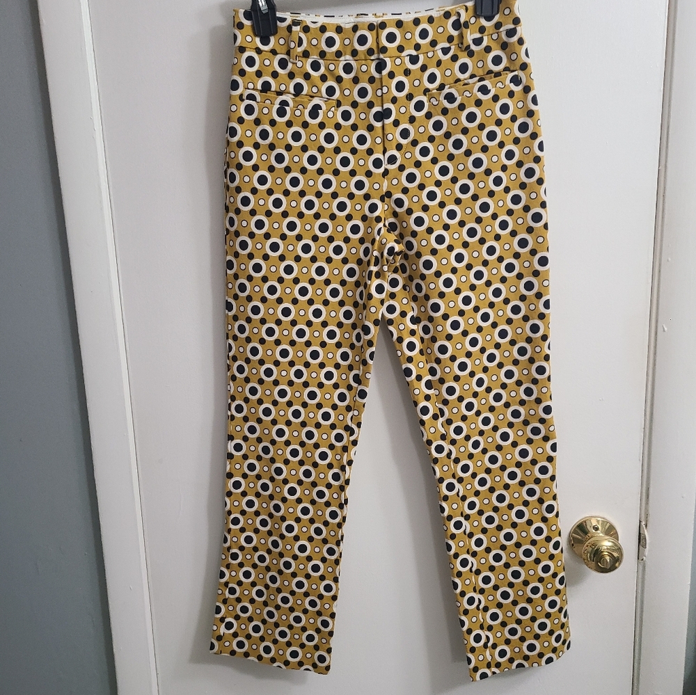 The Essential Collection By Anthropologie Patterned Pants Size 2